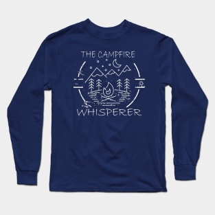 The Campfire Whisperer, Tank Top, Campfire, Camping, Camper, Camp, Men camping, Women's Camping, Funny Campfire Long Sleeve T-Shirt